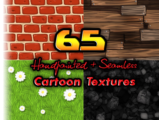 Cartoon 65 Seamless Textures | 2D Textures & Materials | Unity Asset Store