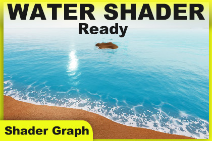 One Click Add Water -Stylized Water Shader
