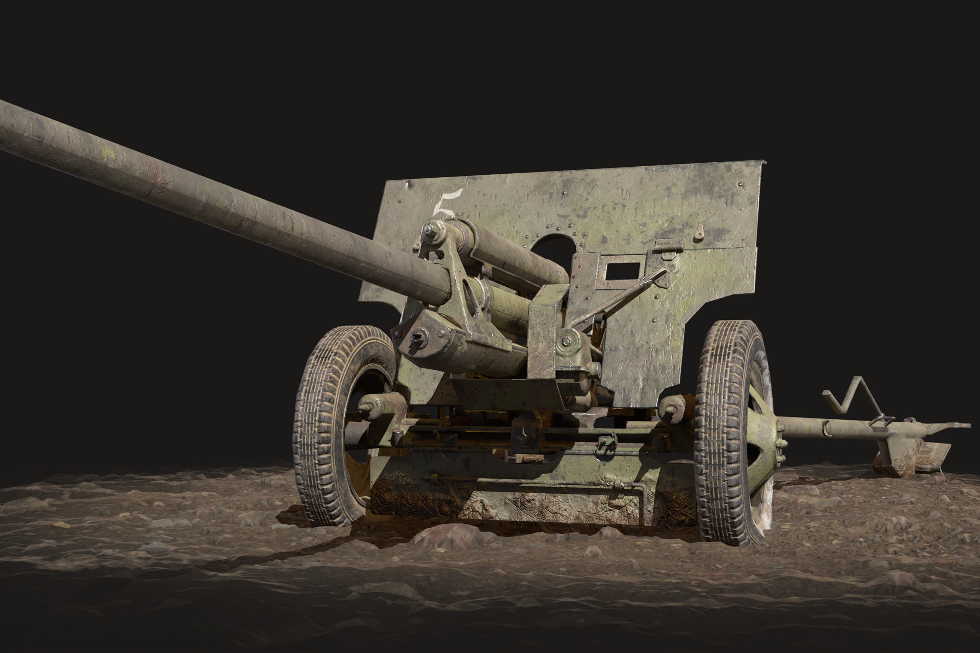 ZIS 2 Cannon WW II