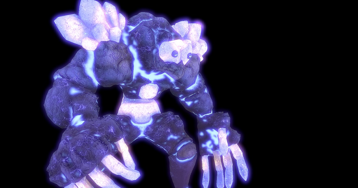 Golem Crystal 06 | 3D Creatures | Unity Asset Store