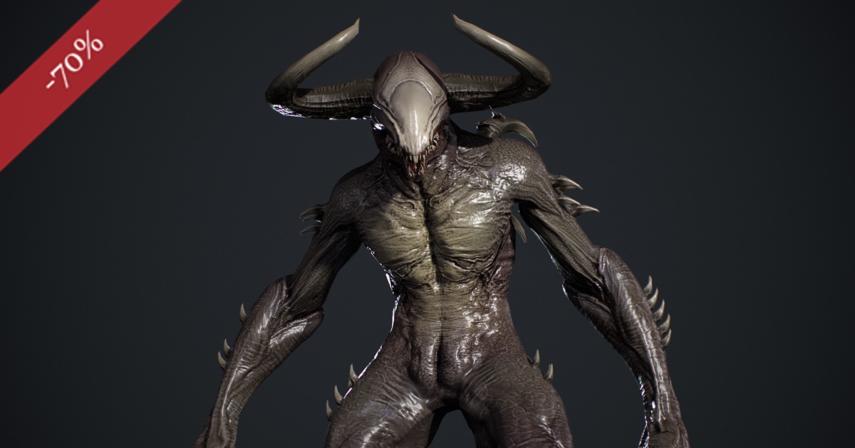 FacelessDemon 2 | 3D 생물 | Unity Asset Store