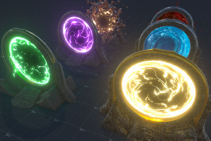 Amazing portal effects