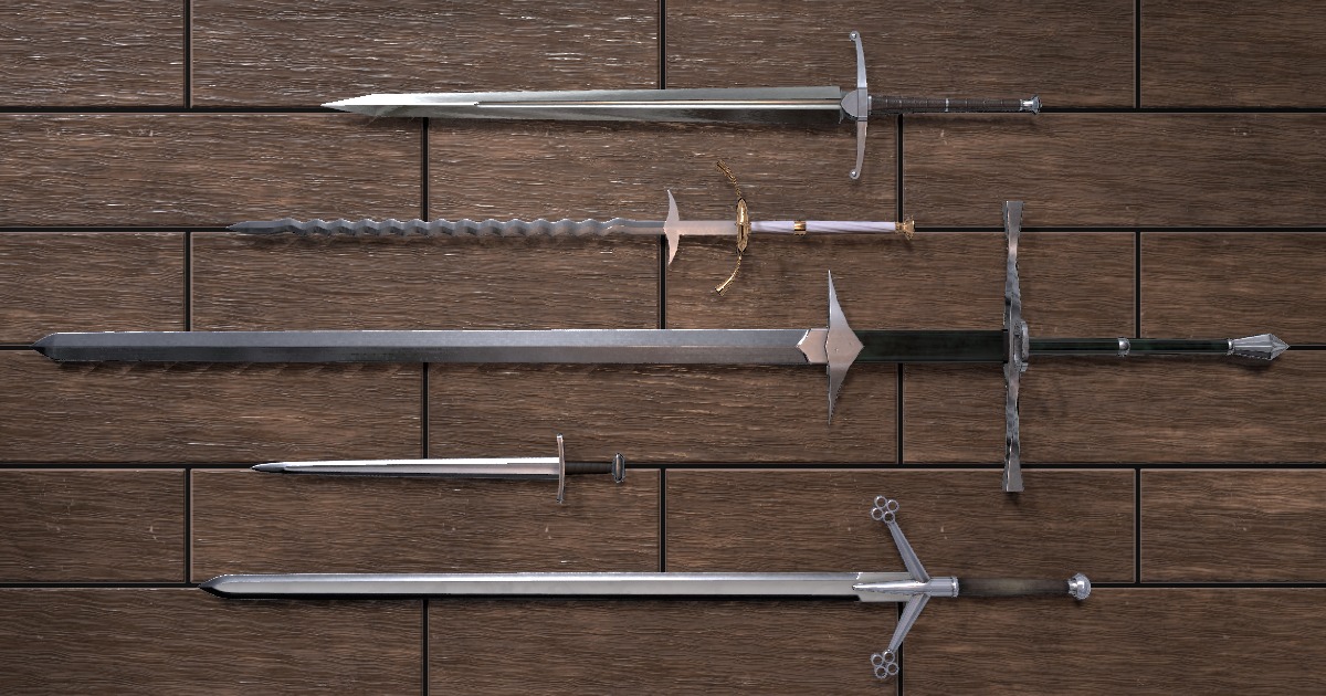 Sword Weapon Pack Vol 01 | 3D Weapons | Unity Asset Store