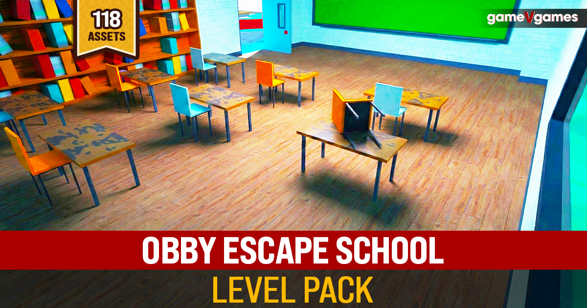 Escape School Game Level Pack | 3D Environments | Unity Asset Store