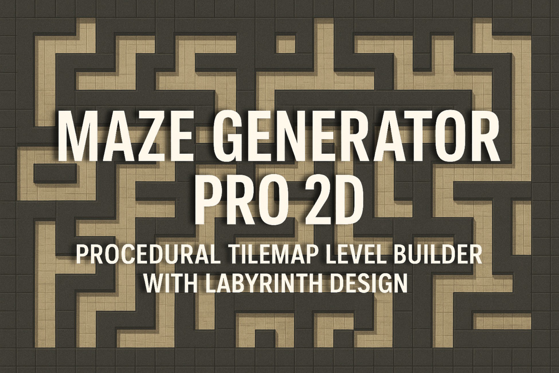 Maze Generator Pro 2D – Procedural Tilemap Level Builder with Labyrinth ...