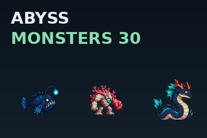 Abyss Monsters 30 - Animated Ocean Creatures
