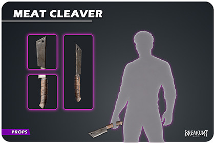 Meat Cleaver - Game Ready Optimized