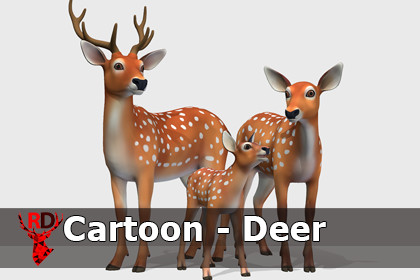 Cartoon - Deer