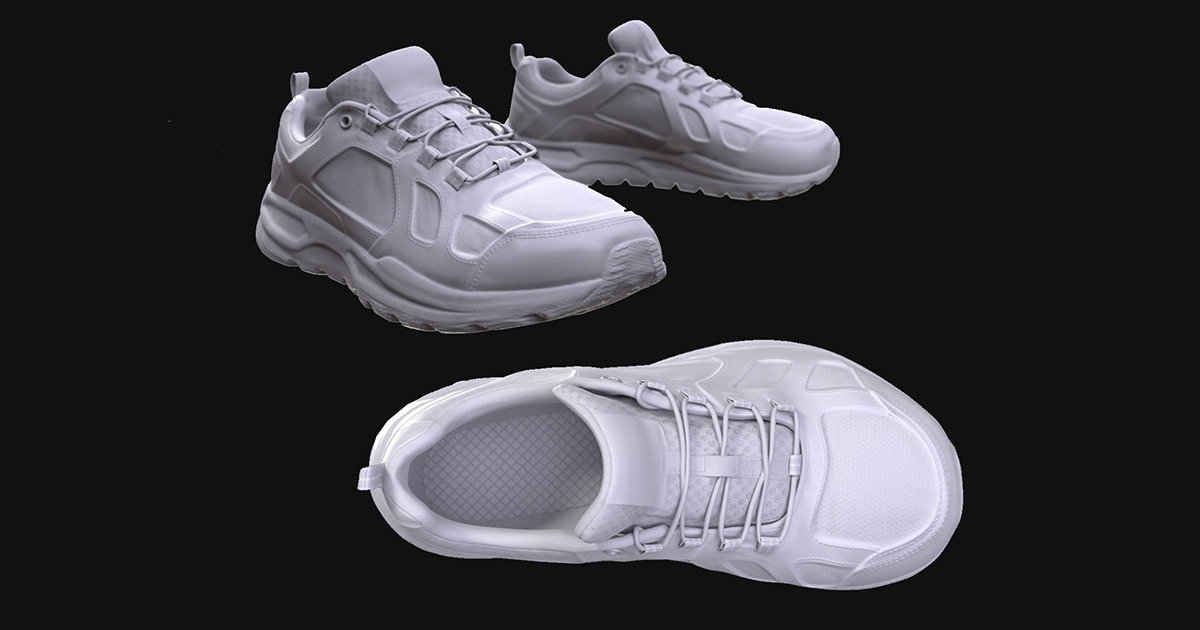 Shoe String Unity Device 37 Sneakers - Male/Female - Rigged Humanoid Skeleton | 3D Characters ...