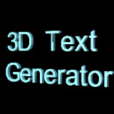 3D Text Generator