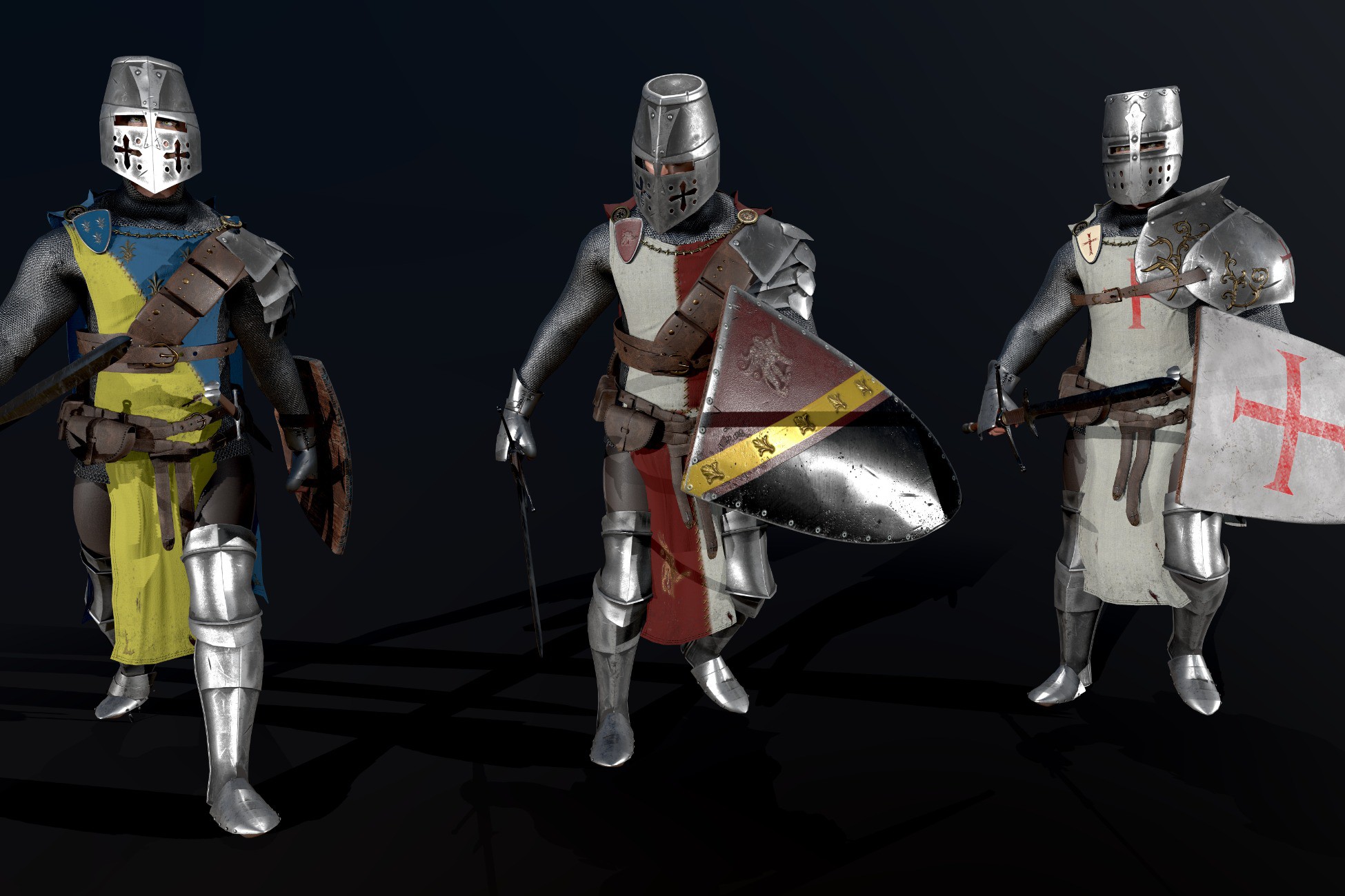 Knight game ready | 3D Humanoids | Unity Asset Store