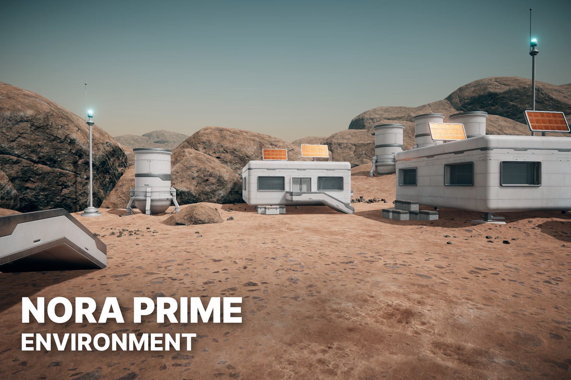 Nora Prime - Modular Scifi Outpost & Environment