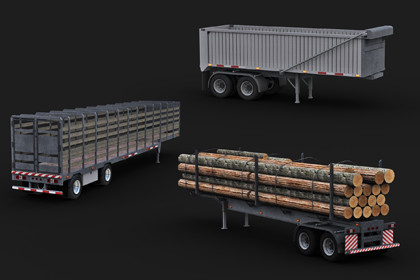 Trailer Pack Lowpoly 1