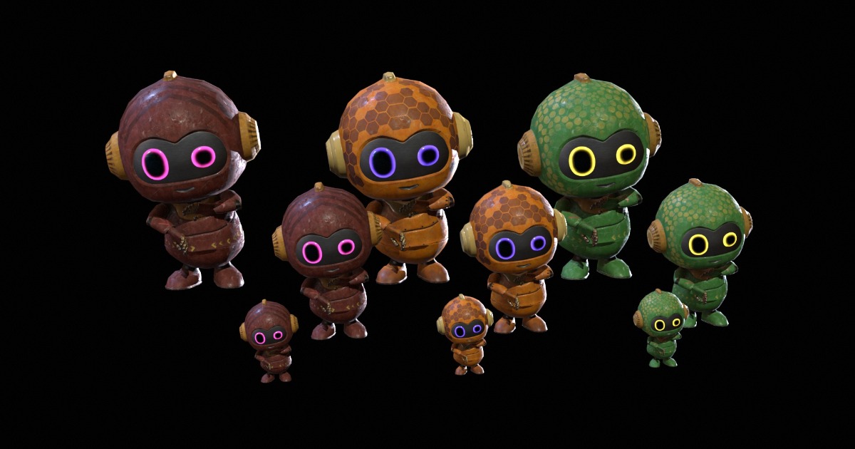 Minirobotic1Pack4 | 3D Robots | Unity Asset Store