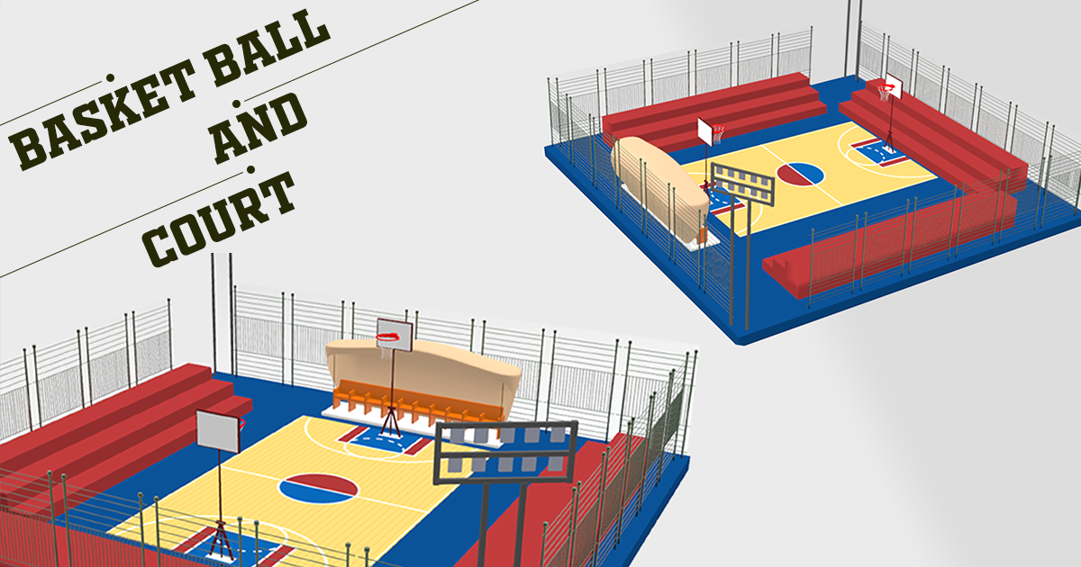 Unity Bascketball Texture 3D Basket Ball Template - Complete 3D Court Model | Packs | Unity Asset ...