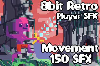 8bit Retro Player SFX - Movement