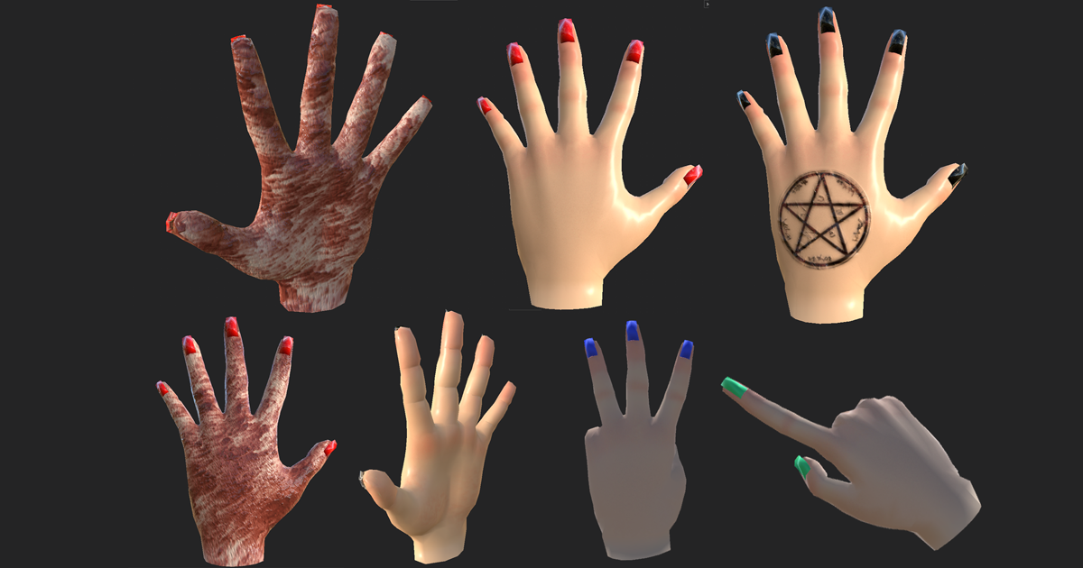 Hands Female VR | Characters | Unity Asset Store