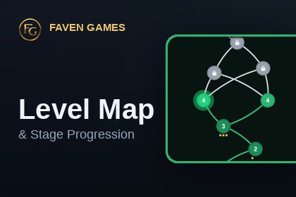 Level Map & Stage Progression System