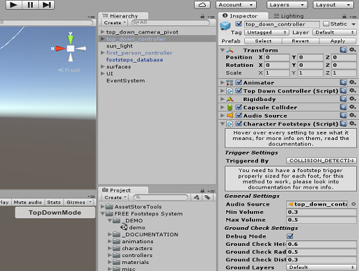 Free Footsteps System | 음악 | Unity Asset Store