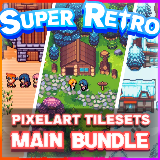 2D Cozy RPG - Farming - Tilesets - Characters - Pixelart MAIN BUNDLE