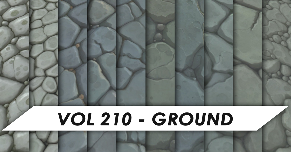 Stylized Textures - Vol 210 - Ground | 2D Textures & Materials | Unity ...