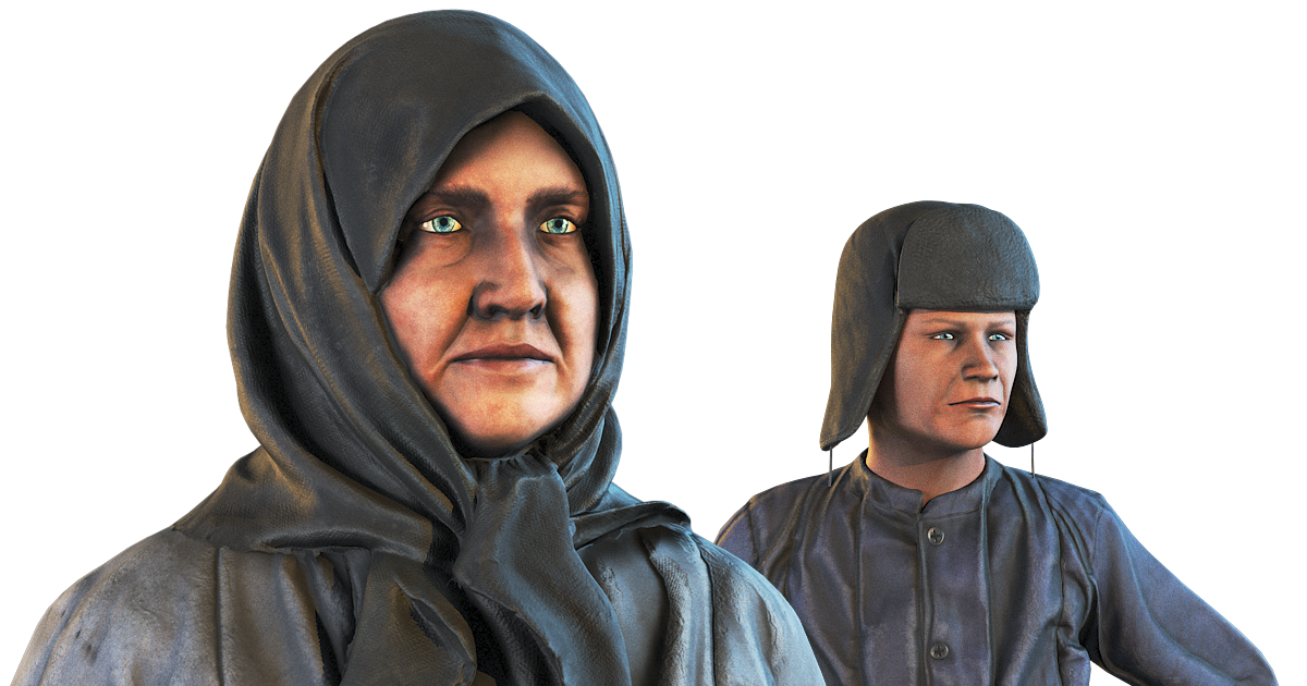 Soviet People: Laborers | 3D Characters | Unity Asset Store