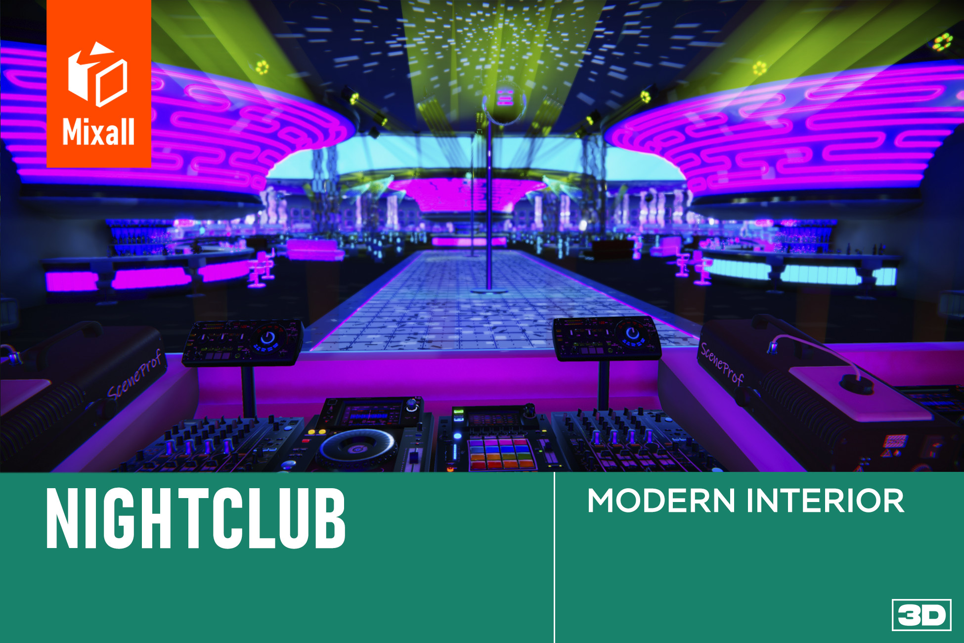 Nightclub modern interior