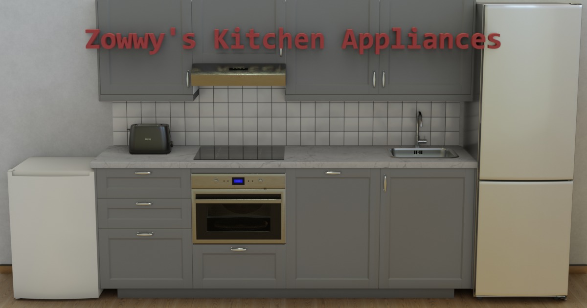Zowwy's Kitchen Appliances | 3D Furniture | Unity Asset Store