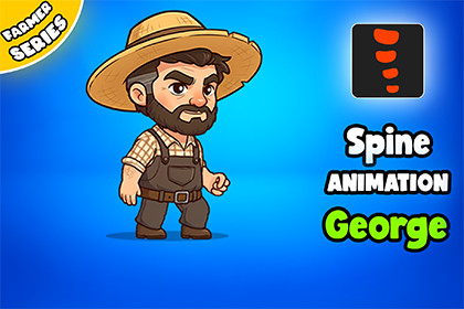 George - 2D Animated Character (Spine)