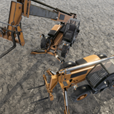 Telehandler Forklift Loader Vehicle