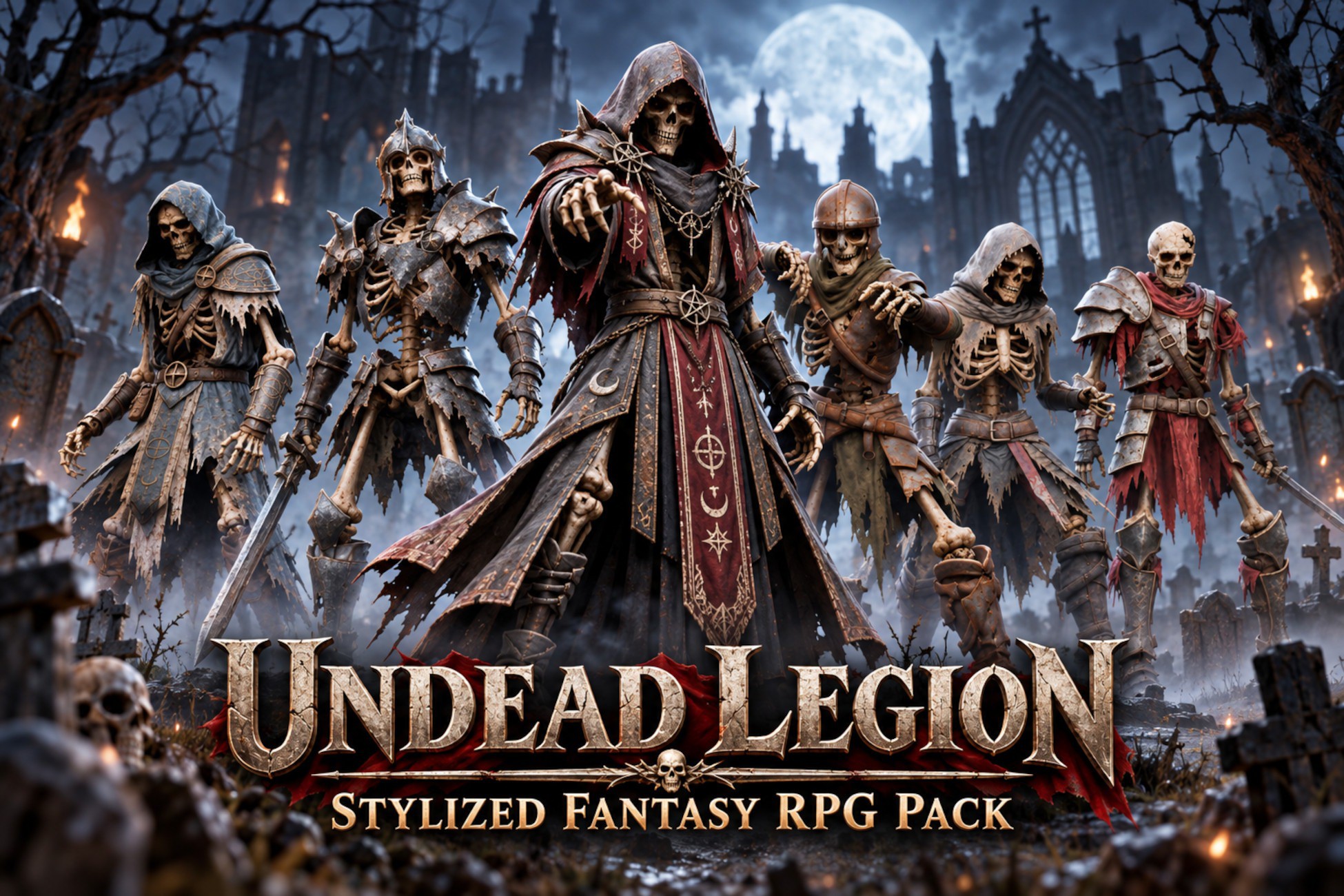Undead Legion – Stylized Fantasy RPG Pack