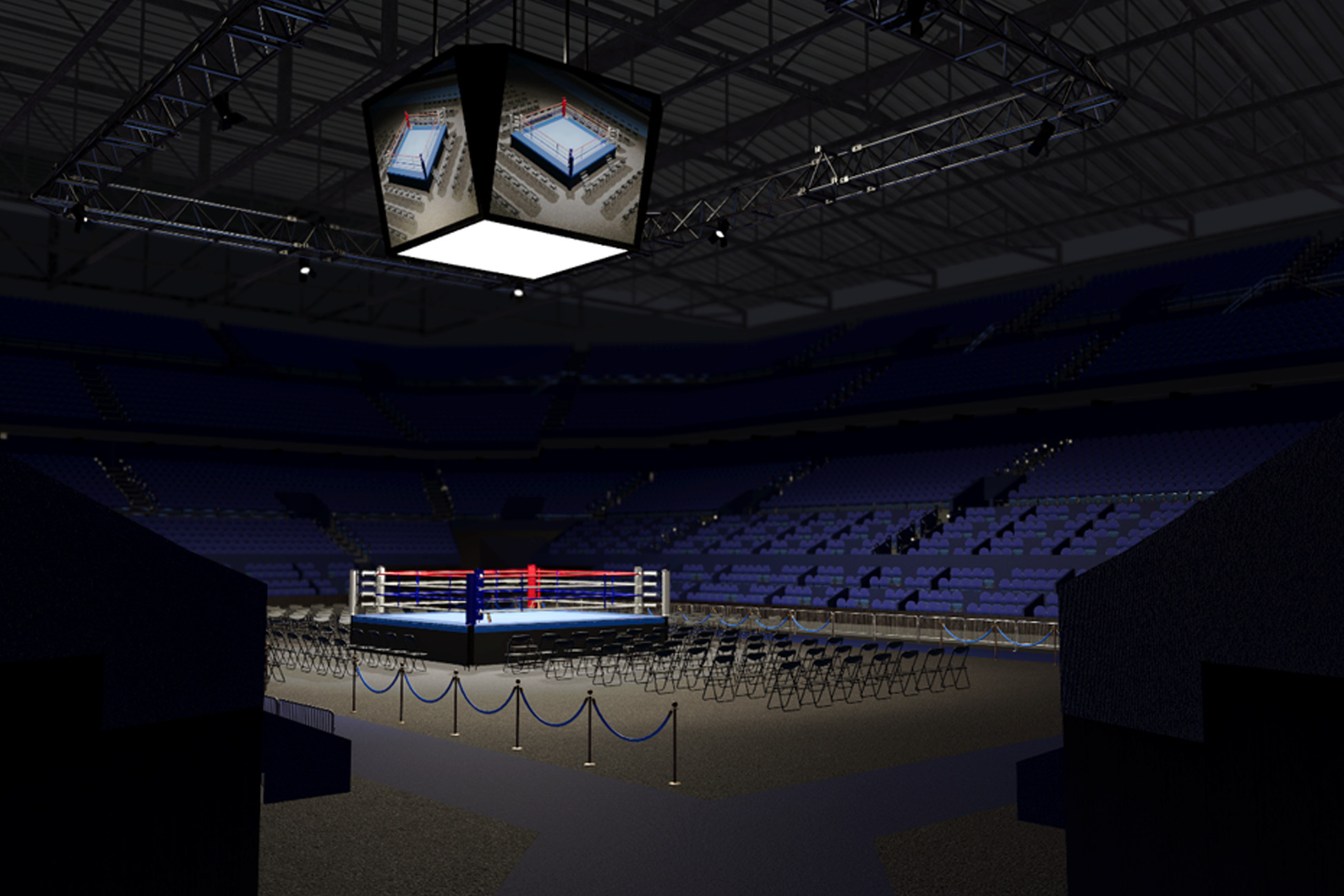 Boxing Arena | 3D Interior | Unity Asset Store
