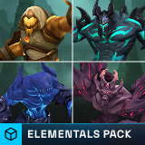 Stylized Fantasy Elementals Pack #2