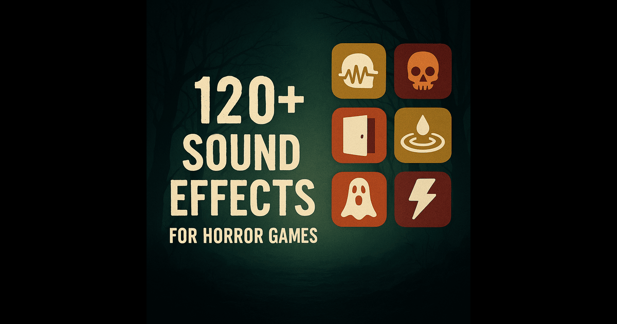 120+ Horror Sound Effects Pack | Scary, Creepy & Atmospheric | Audio ...
