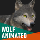 Wolf - animated animal