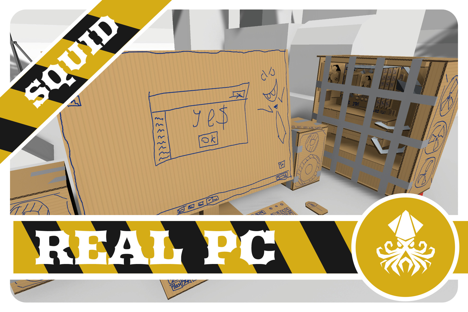 cardboard computer | 3D Electronics | Unity Asset Store