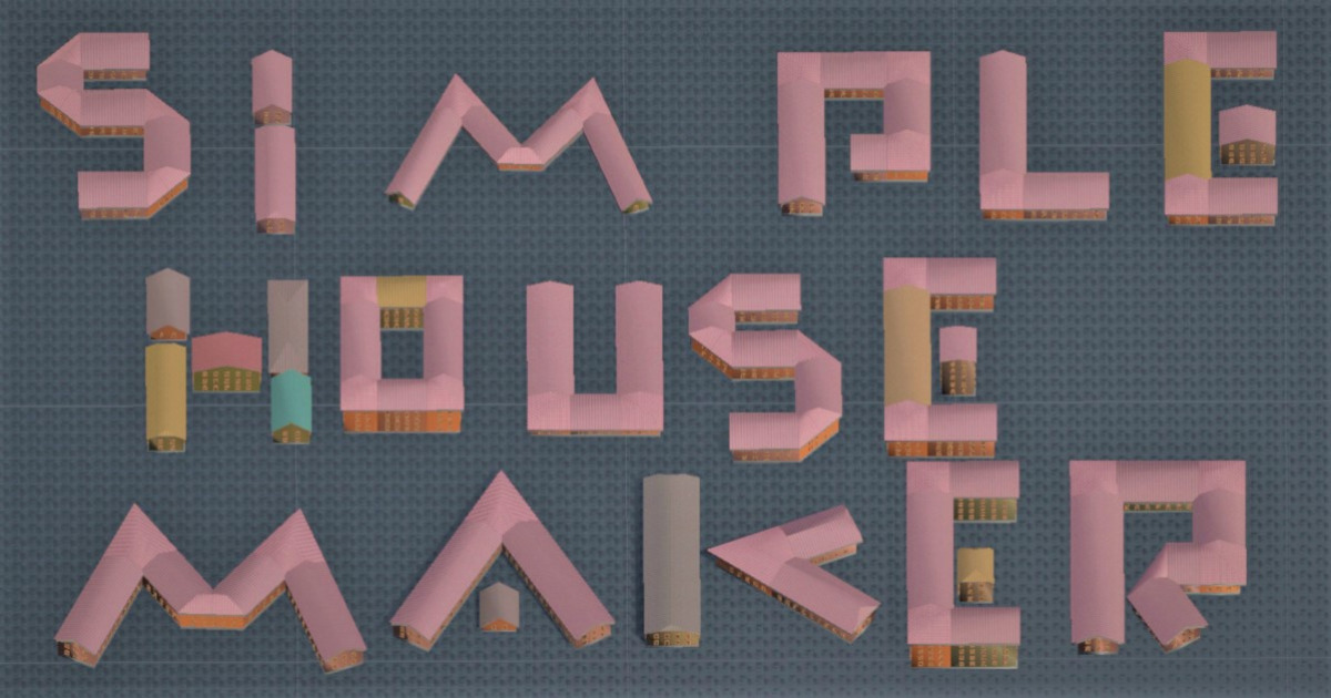 3D Simple House Maker Kit | Modeling | Unity Asset Store