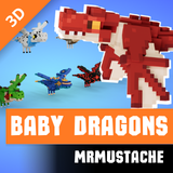 Voxel Baby Dragons Pack