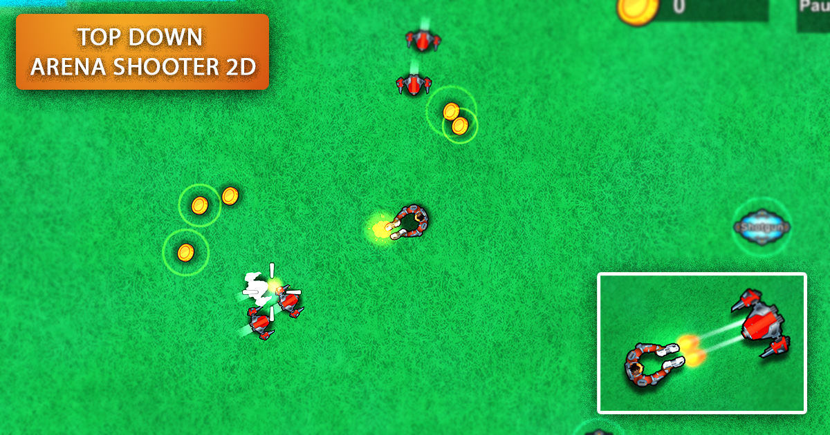 Top Down Arena Shooter 2D - Game Template | Packs | Unity Asset Store