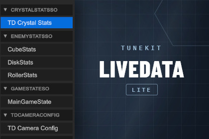 Runtime ScriptableObject Editor - TuneKit LiveData Lite