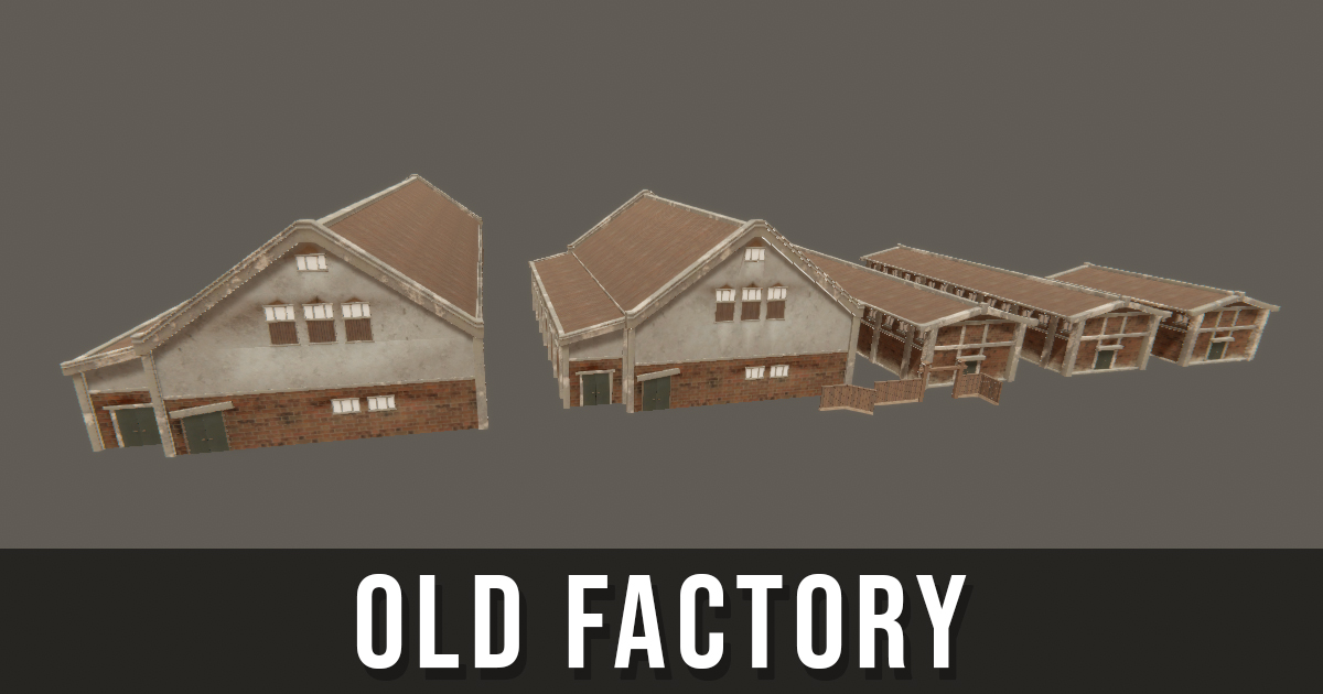 Factory Module Unity Asset Store Old Factory-Lite | 3D Industrial | Unity Asset Store