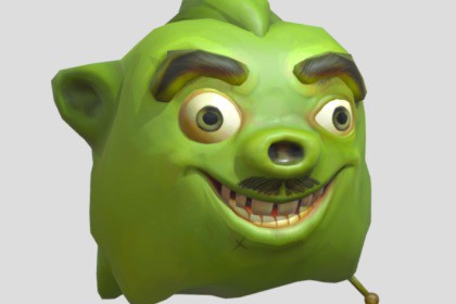 Stylized Arcade Animated Character - Monster Mucus