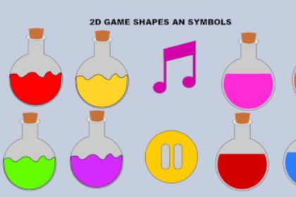 2D GAME SHAPES AND SYMBOLS