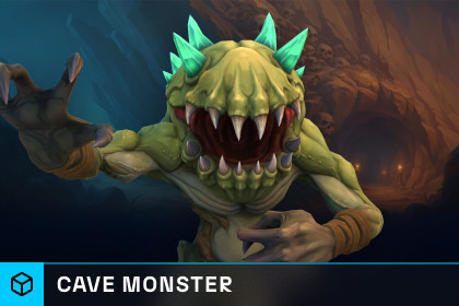 Stylized Cave Monster