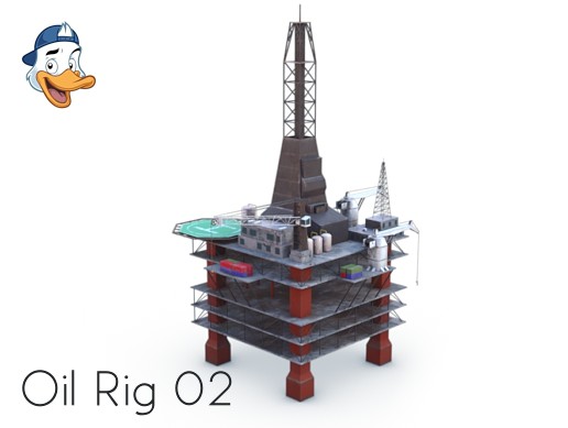 Oil Rig 02 | 3D 산업도구 | Unity Asset Store