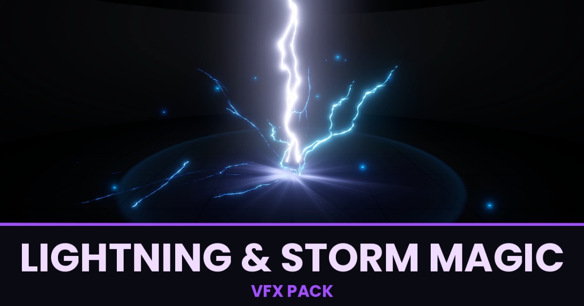 Lightning & Storm Magic VFX Pack | Spells | Unity Asset Store
