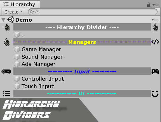 Hierarchy Dividers