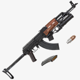 AKMS Light Machine Gun 10 URP HDRP Textures