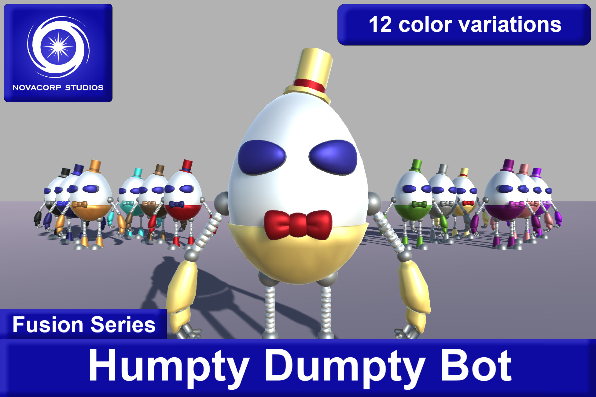 Humpty Dumpty Bot | 3D Characters | Unity Asset Store