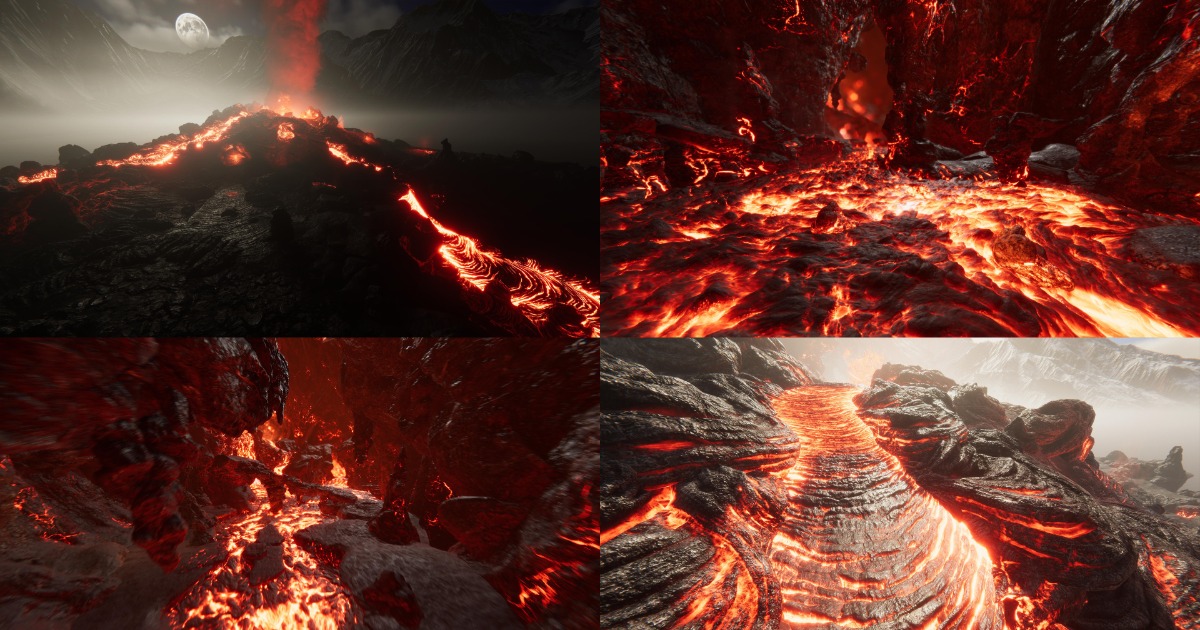 L.V.E 2023 - Lava & Volcano Environment 2023 | Terrain | Unity Asset Store